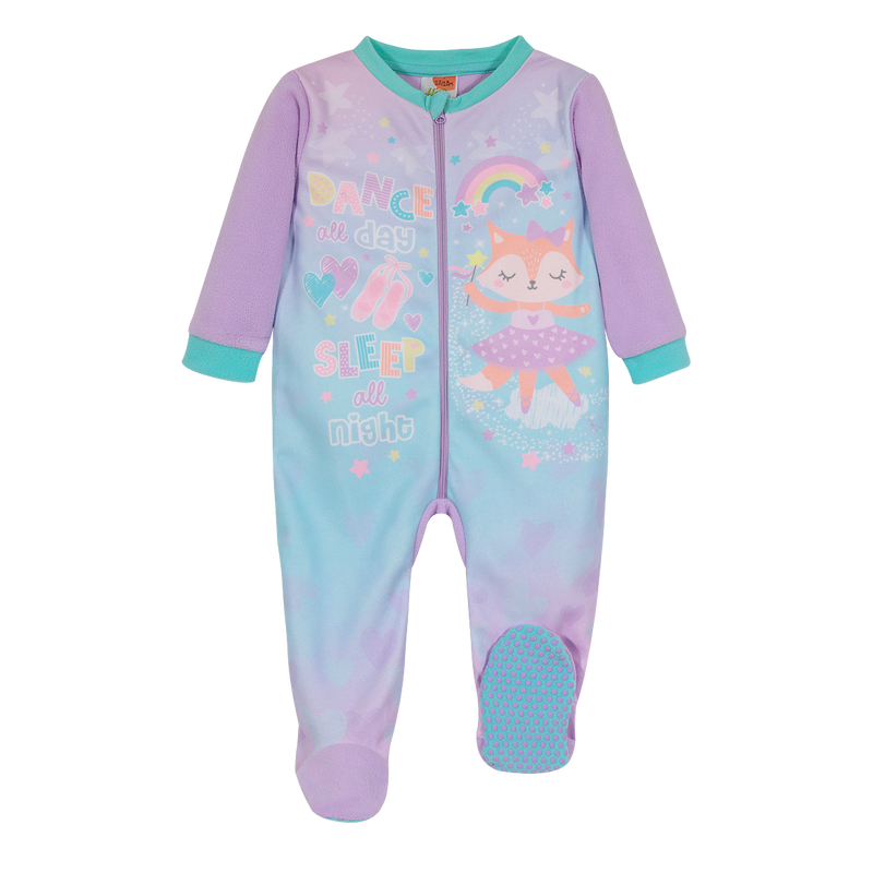 Pijama Bebé Niña Entero Polar Sustentable Lila H2O Wear