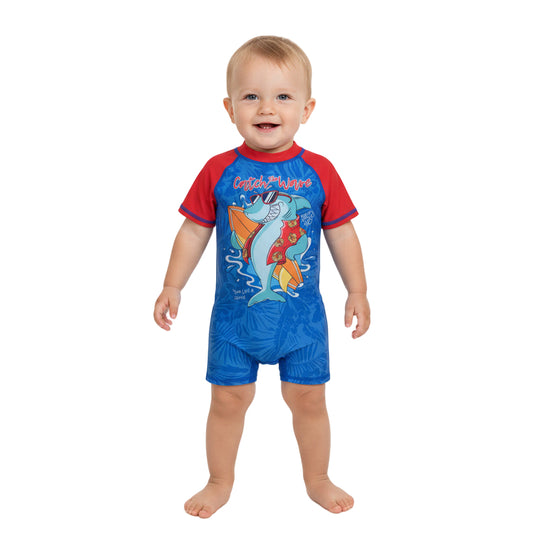 Traje de Baño Bebe Niño Body UV50+ Manga Corta H2O Wear