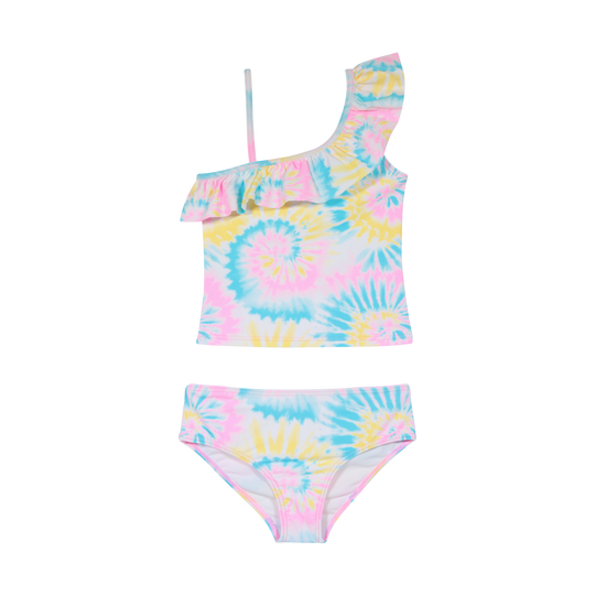 Traje de Baño Tankini UV30+ para Niña Rosado