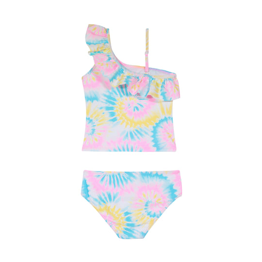Traje de Baño Tankini UV30+ para Niña Rosado