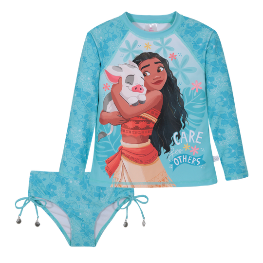Traje de baño Niña Set UV50 M/Larga Princesas Disney