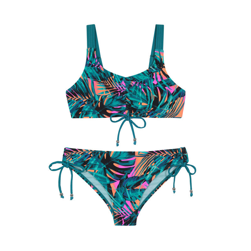 Traje de Baño Niña Teens Bikini  UV50 AOP H2O Wear Negro