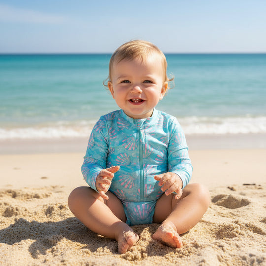 Traje de baño Bebe Niña UV50 M/Larga H2O Wear Calipso