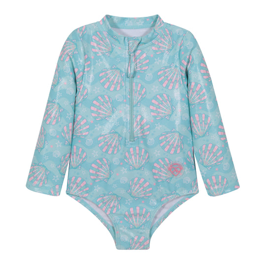 Traje de baño Bebe Niña UV50 M/Larga H2O Wear Calipso