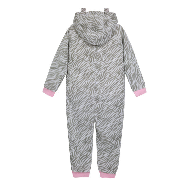 Pijama Niña Polar Estampado H2O Wear Gris