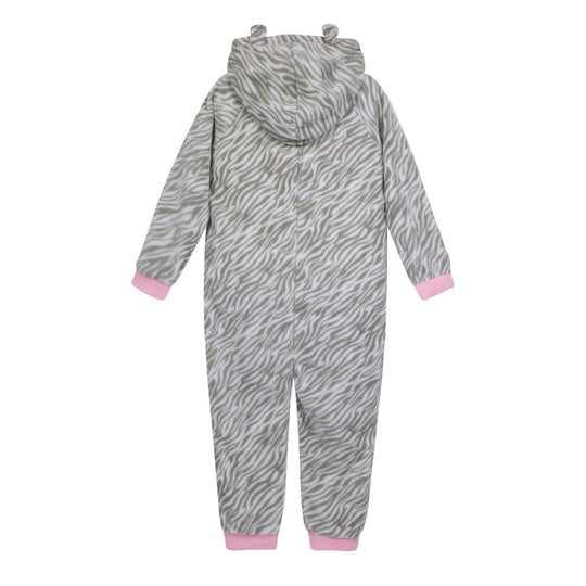 Pijama Niña Polar Estampado H2O Wear Gris