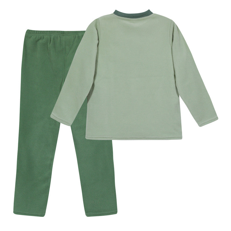 Pijama Niño Polar Sustentable H2O Wear Verde
