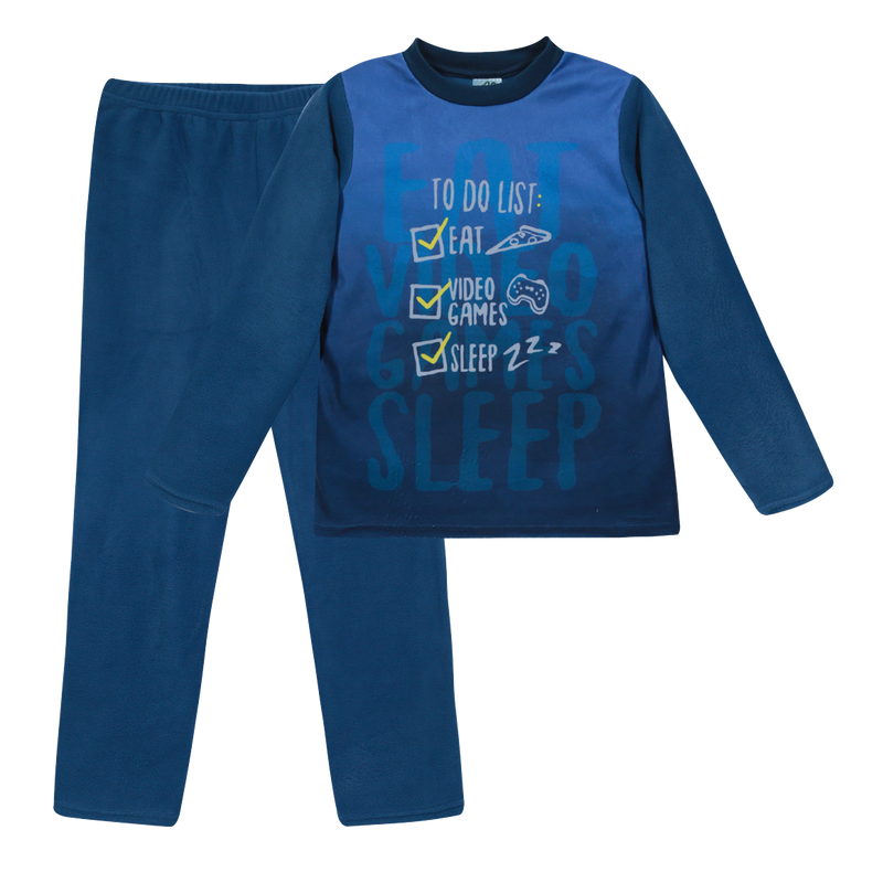 Pijama Niño Polar  H2O Wear Azul
