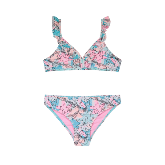 Traje de Baño Teens Niña Bikini UV30+ H2O Wear Coral