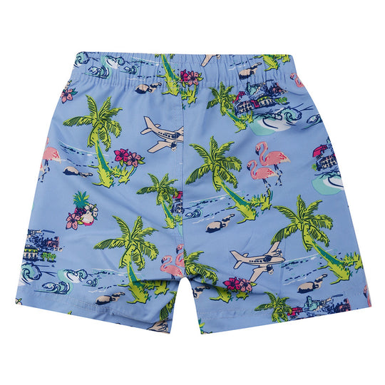 Traje de Baño Bebe Niño Short Azul H2O Wear