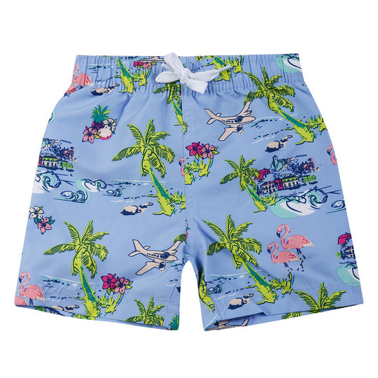 Traje de Baño Bebe Niño Short Azul H2O Wear