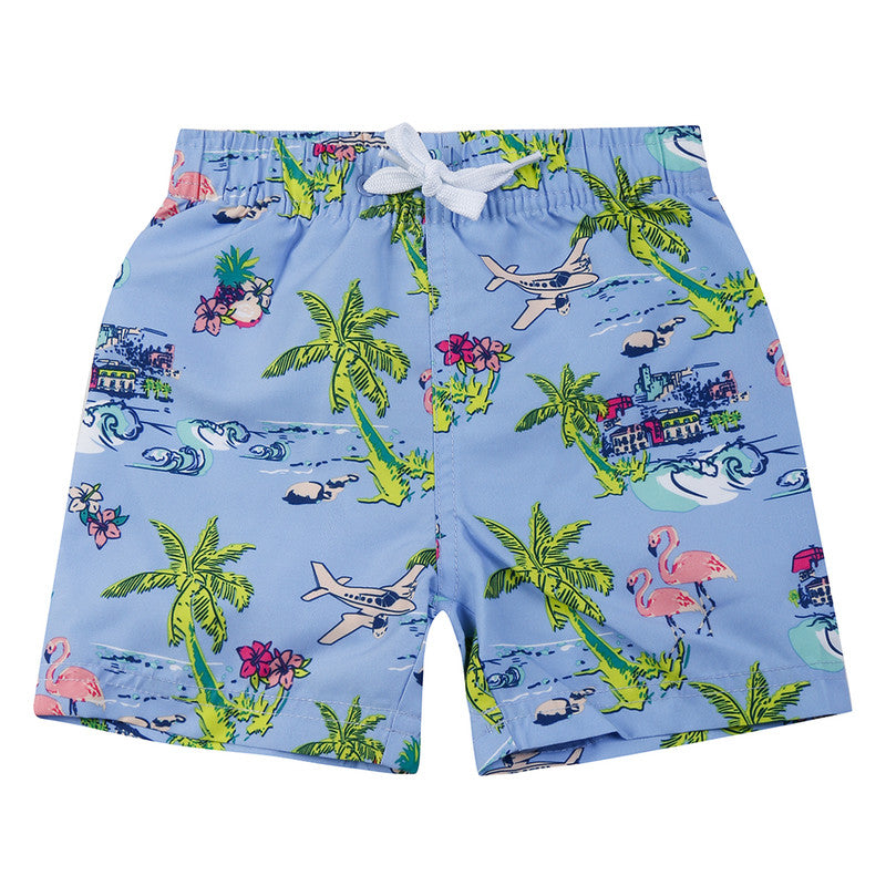 Traje de Baño Bebe Niño Short Azul H2O Wear