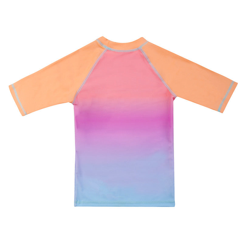 Polera Niña Manga Corta UV50 Coral H2O Wear