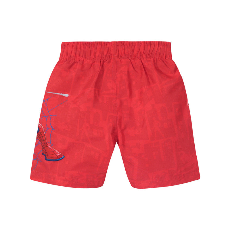 Traje de Baño Bebe Niño Short Disney Spiderman Rojo