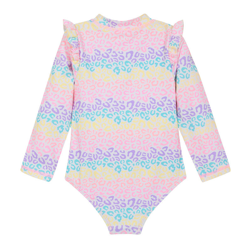 Traje de Baño Bebe Niña Entero UV50+ Blanco M/Larga