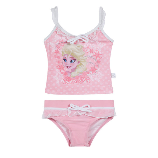 Traje de Baño Tankini para Niña Rosa