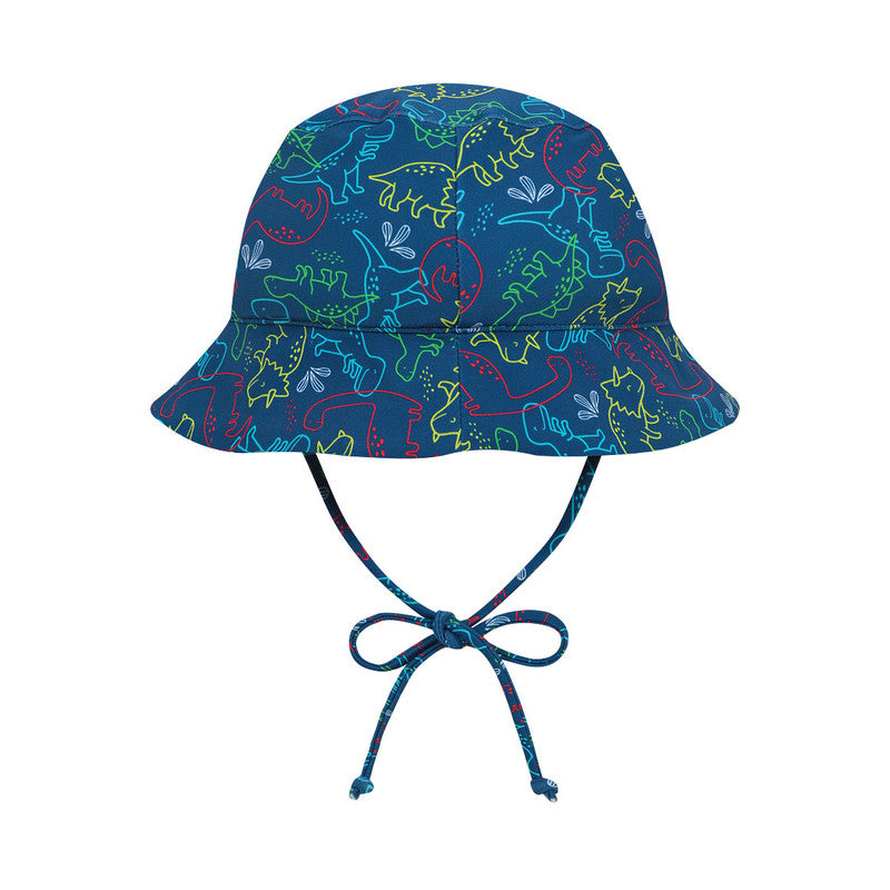 Traje de Baño Bebe Niño Gorro UV 50+ H2O Wear Azul Estampado