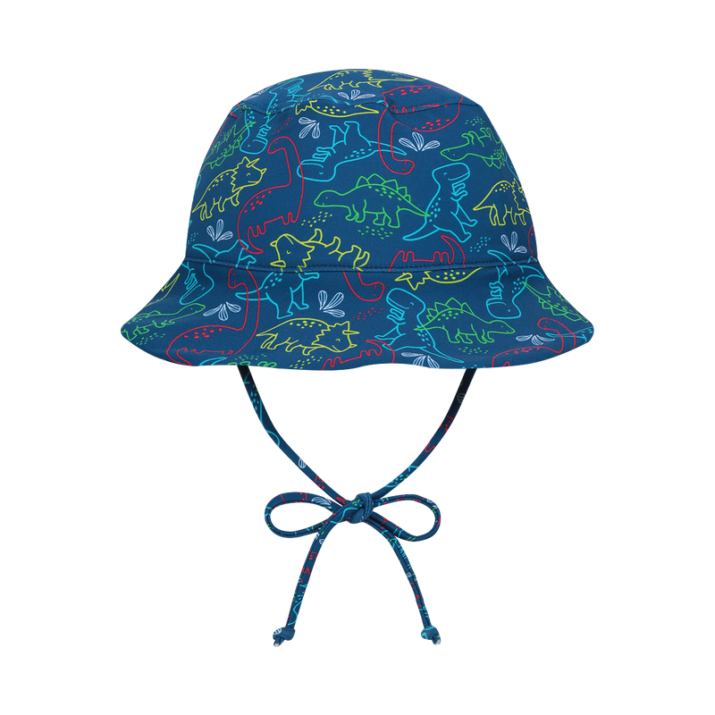 Traje de Baño Bebe Niño Gorro UV 50+ H2O Wear Azul Estampado