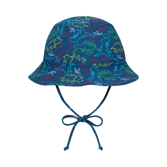 Traje de Baño Bebe Niño Gorro UV 50+ H2O Wear Azul Estampado