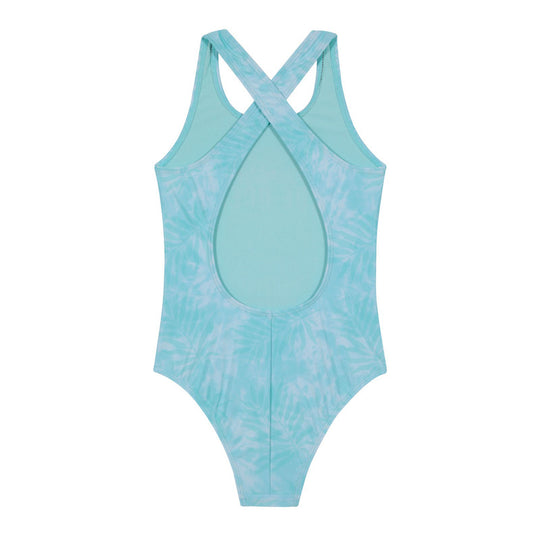 Traje de Baño Niña Entero UV30+ H2O Wear Turquesa