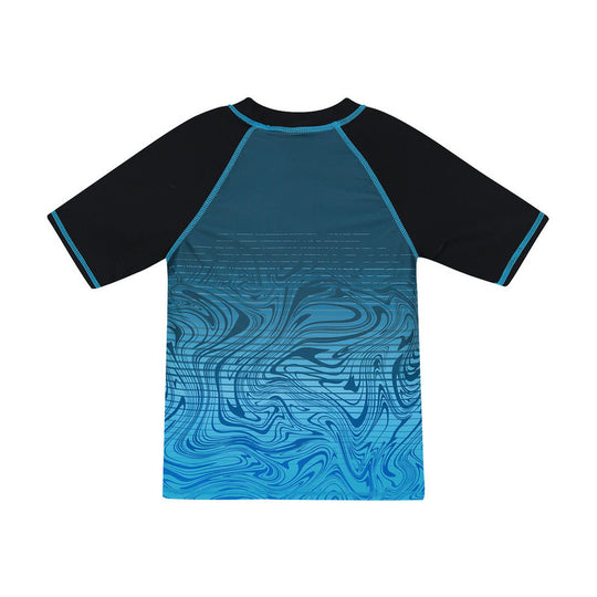Polera Niño UV50+ H2O Wear M/Corta Negro
