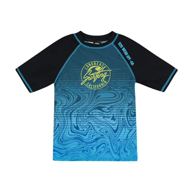 Polera UV50 Manga Corta Negro – Protección Solar Chile H2O Wear