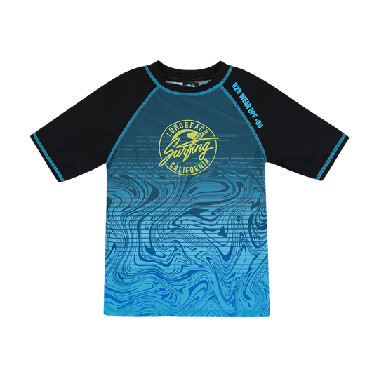 Polera Niño UV50+ H2O Wear M/Corta Negro