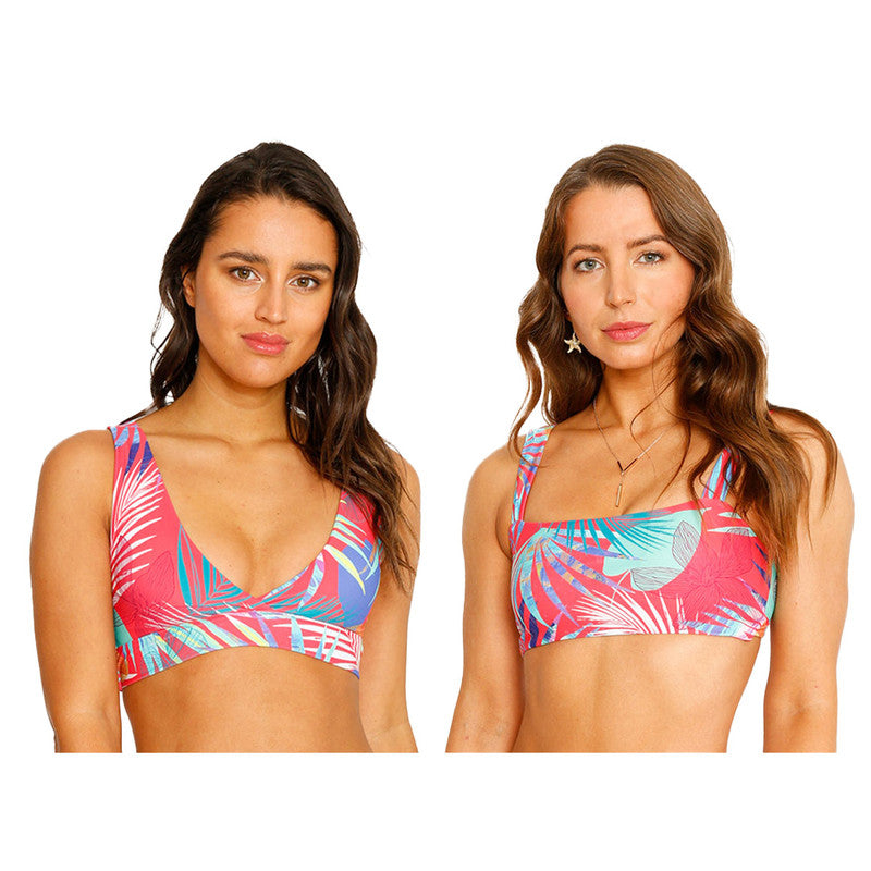 Traje de Baño Bikini Top Two Ways para Mujer Azul