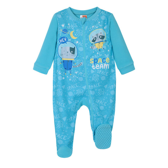 Pijama Bebe Niño Entero Polar Celeste H2O Wear