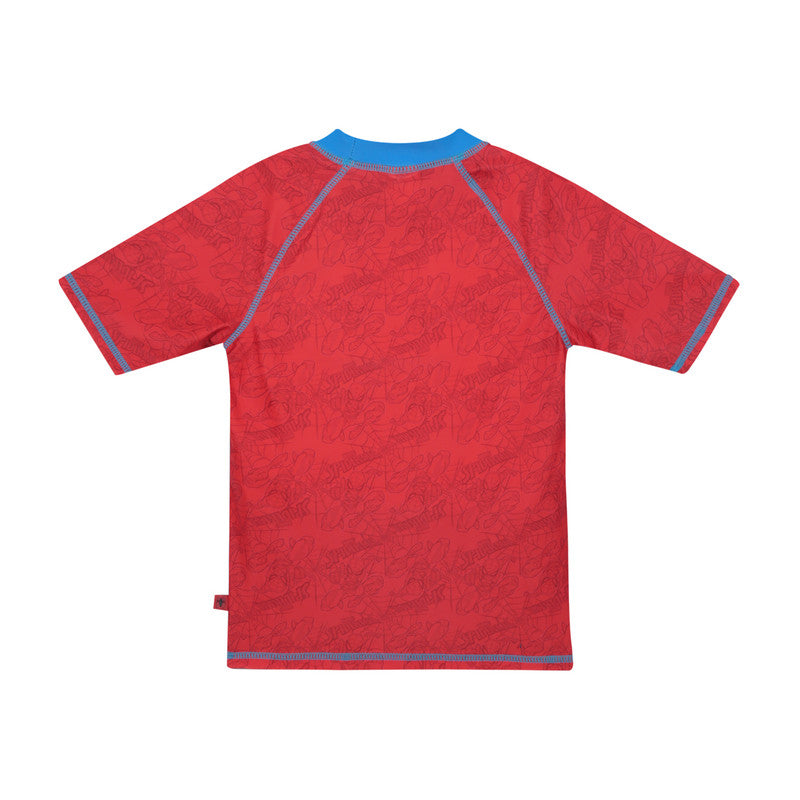 Traje de Baño Niño Polera UV50+ Spiderman Marvel Disney