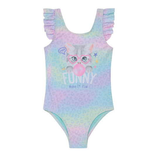 Traje de Baño Niña Estamp. Vuelos UV30+ H2O Wear Lila