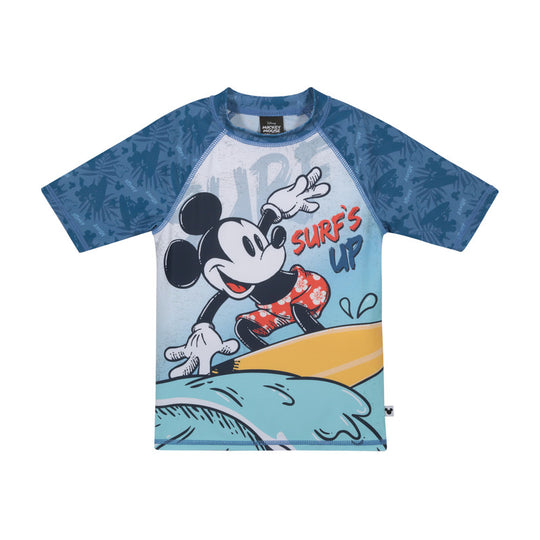 Traje de Baño Niño Polera UV50+ Mickey Disney
