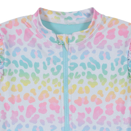 Traje de Baño Niña Manga Larga UV30 + Cierre H2O Wear