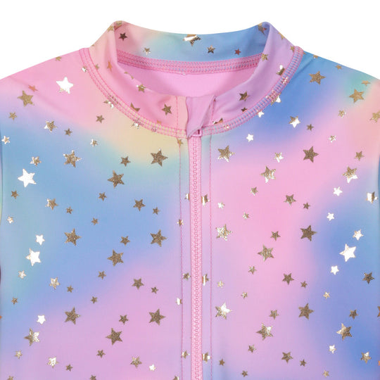 Traje de Baño Niña UV30+ Folia Dorada H2O Wear