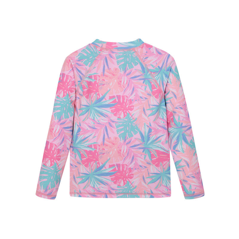Traje de Baño Niña Polera UV50 +  Manga Larga H2O Wear
