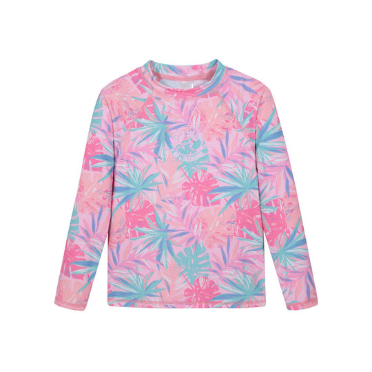 Traje de Baño Niña Polera UV50 +  Manga Larga H2O Wear