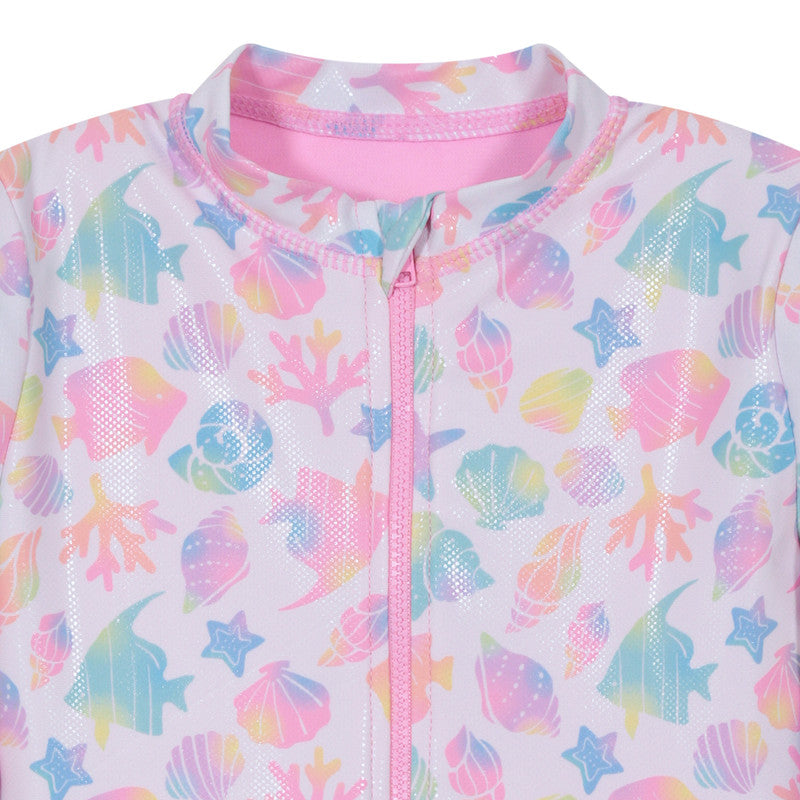 Traje de Baño Niña Manga Larga UV30+ H2O Wear