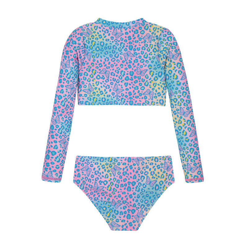 Traje de Baño Niña Tankini UV30+ Crop Top H2O Wear
