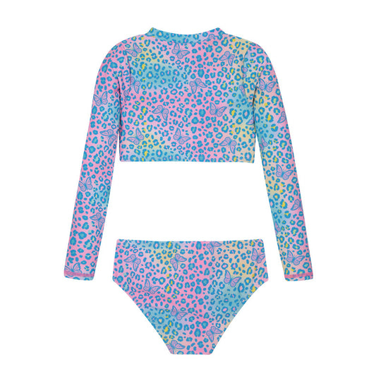 Traje de Baño Niña Tankini UV30+ Crop Top H2O Wear