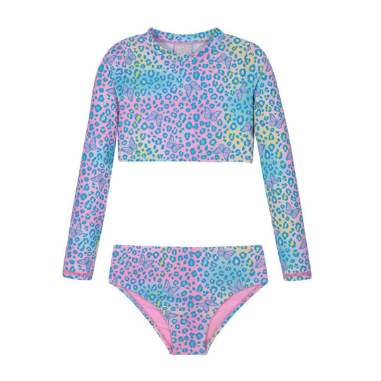 Traje de Baño Niña Tankini UV30+ Crop Top H2O Wear