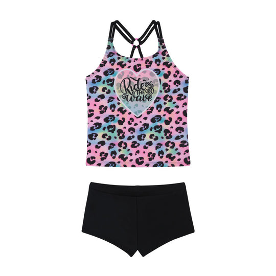 Traje de Baño Niña Teens Tankini UV30 + Estamp.H2O Wear