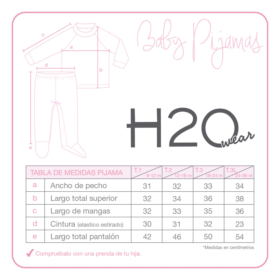 Bebe Pijama Superhero 2Pz H2O Wear Gris Polar