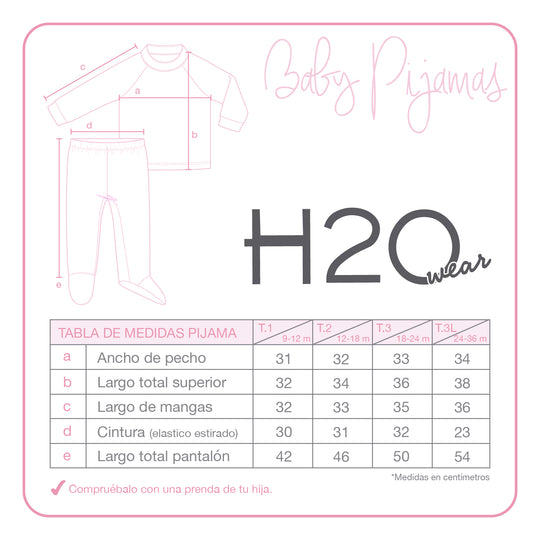 Bebe Pijama Superhero 2Pz H2O Wear Gris Polar