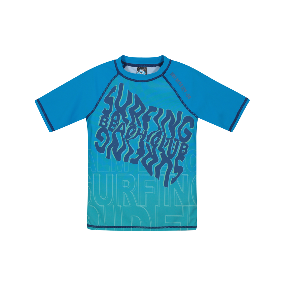 Traje de Baño Niño Polera UV50 M/Corta H2O Wear Calipso