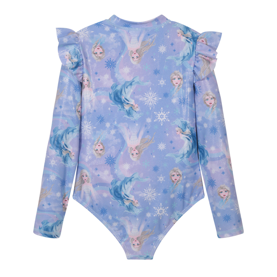 Traje de Baño Niña Entero UV50 M/Larga Frozen Disney