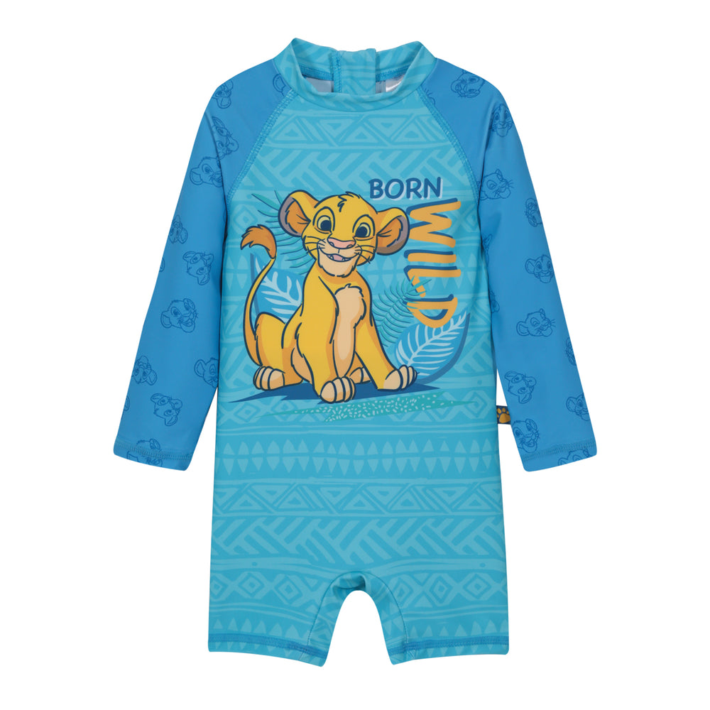 Traje de Baño Bebe Niño Body UV50 M/Larga  Rey Leon Disney