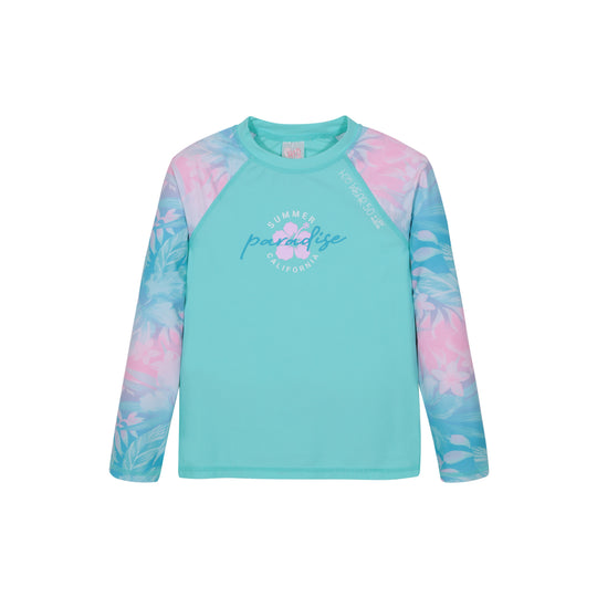 Traje de Baño Niña Polera UV50 Manga Larga H2O Wear Calipso