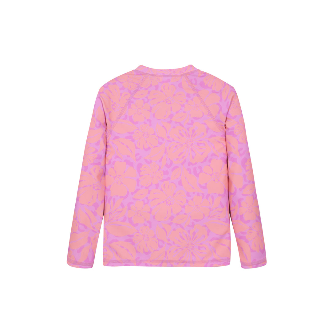 Traje de Baño Niña Polera UV50 M/Larga H2O Wear Fucsia