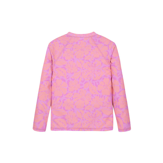 Traje de Baño Niña Polera UV50 M/Larga H2O Wear Fucsia