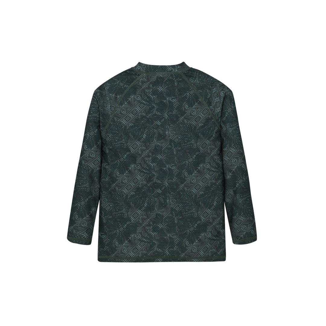 Traje de Baño Niño Polera UV50  M/Larga  H2O Wear Verde